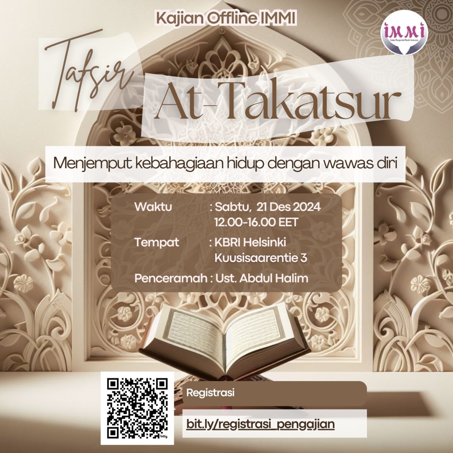 Tafsir At-Takatsur: Menjemput kebahagiaan hidup dengan wawas diri