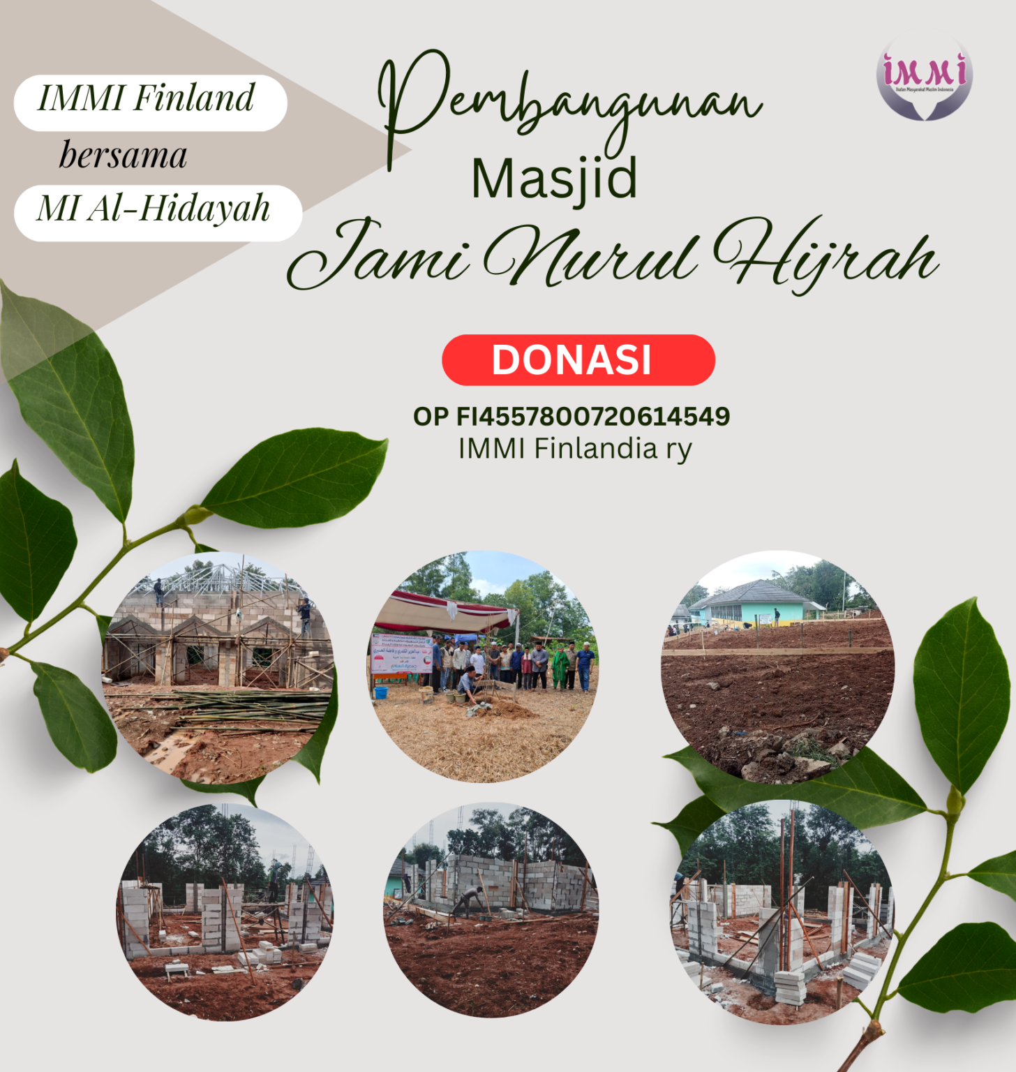 OPEN DONASI: Masjid Jami Nurul Hijrah